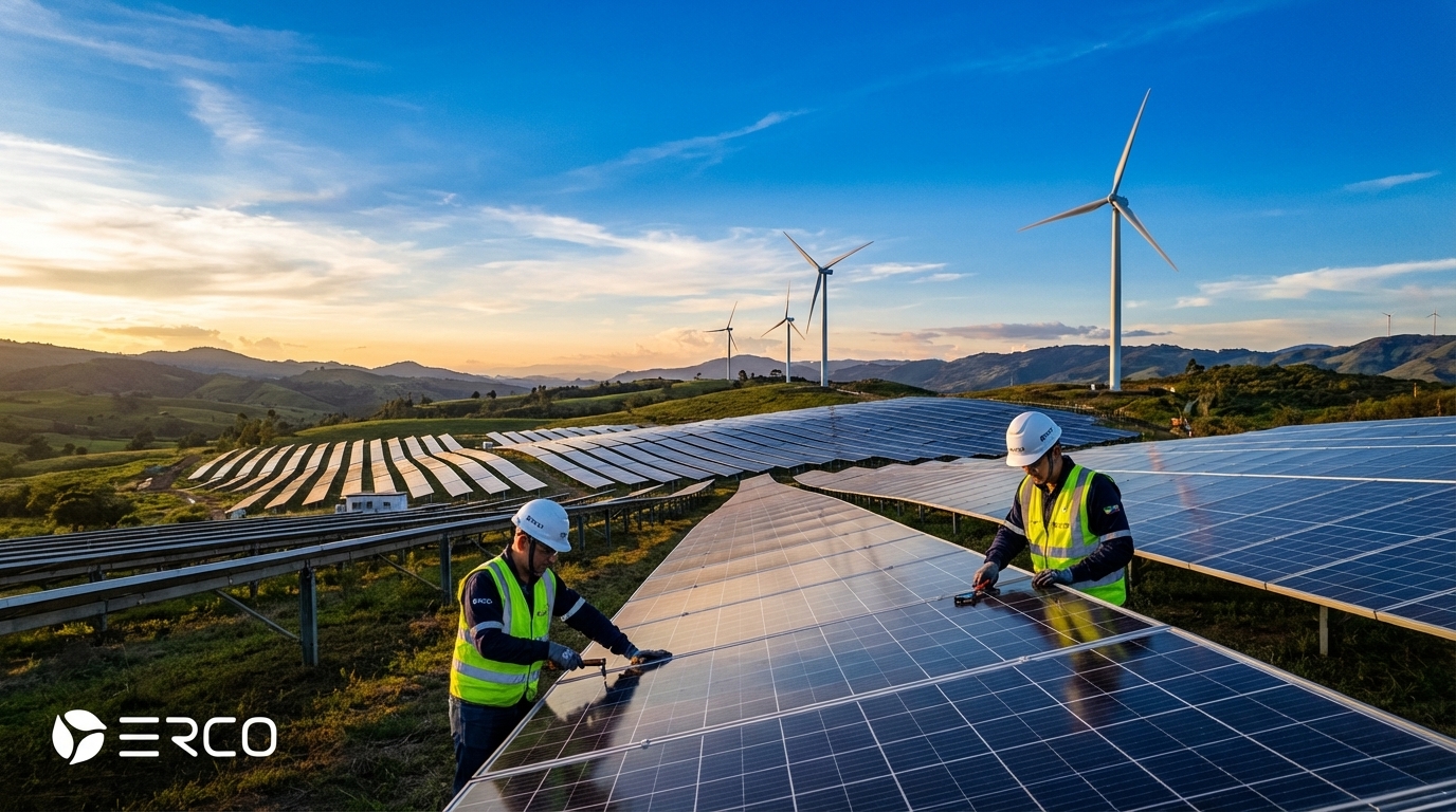Consultoría en paneles solares industriales en Colombia