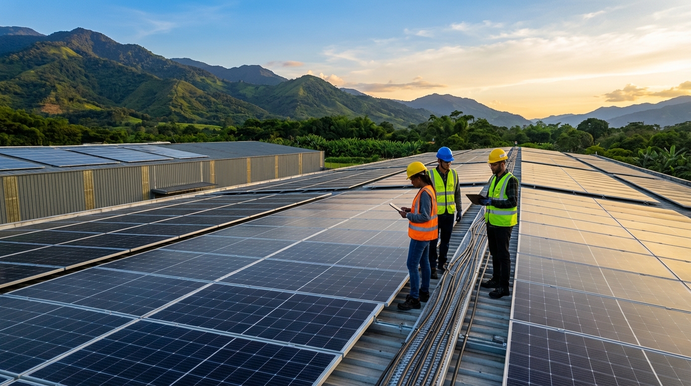 Paneles solares para empresas en Colombia: guía 2026