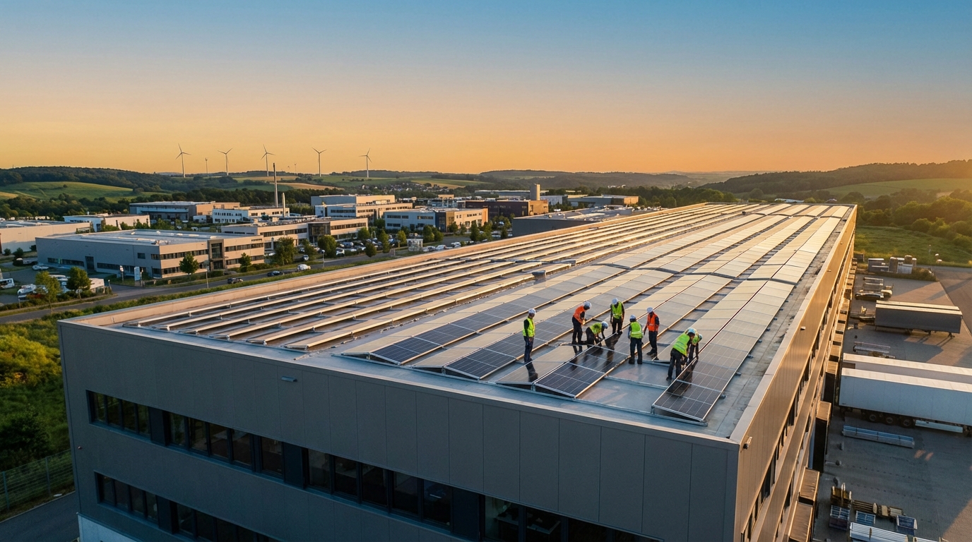 Paneles solares para empresas: ahorro y rentabilidad 2026