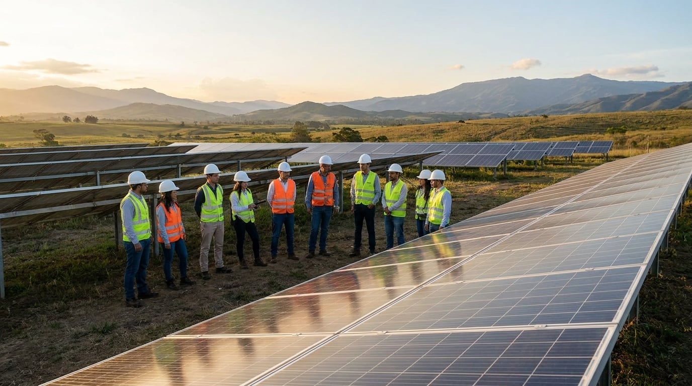 Soluciones de energía solar para empresas en Colombia
