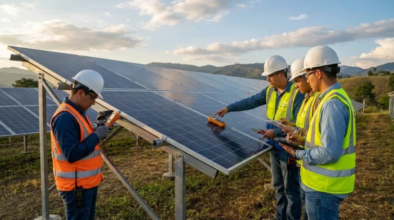 Capacitación en sistemas solares fotovoltaicos en Colombia