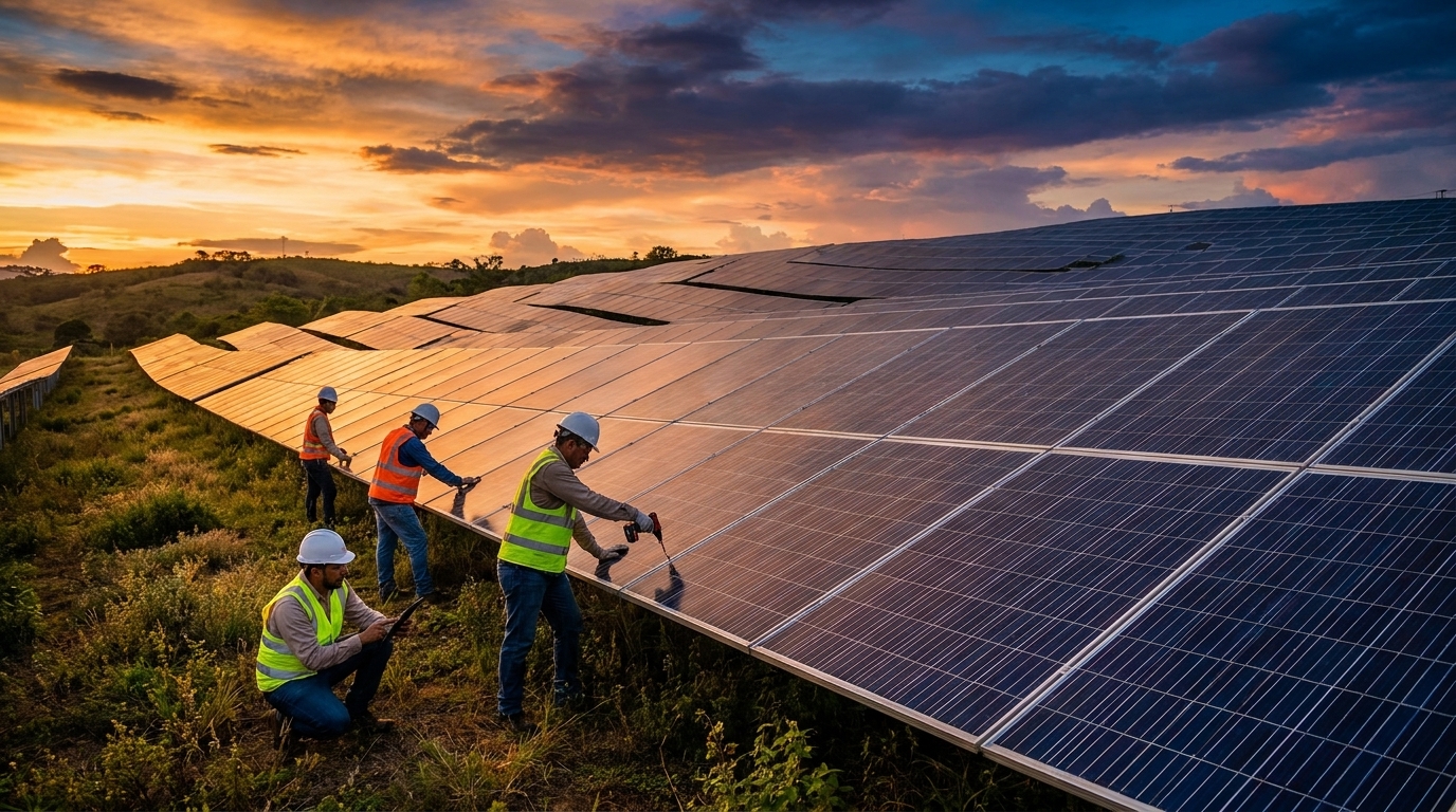 Cómo elegir paneles solares para empresas en Colombia