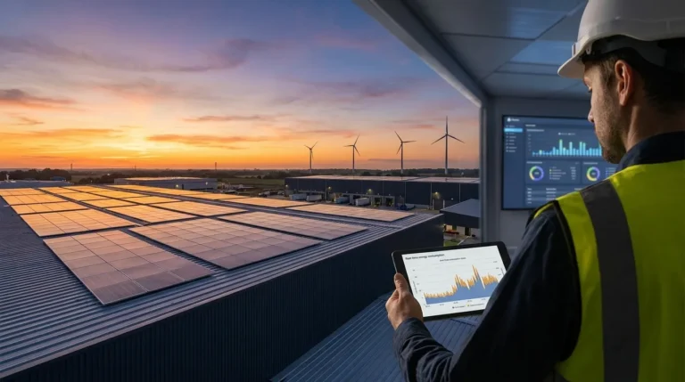 Consumo hora a hora de energía en empresas 2026