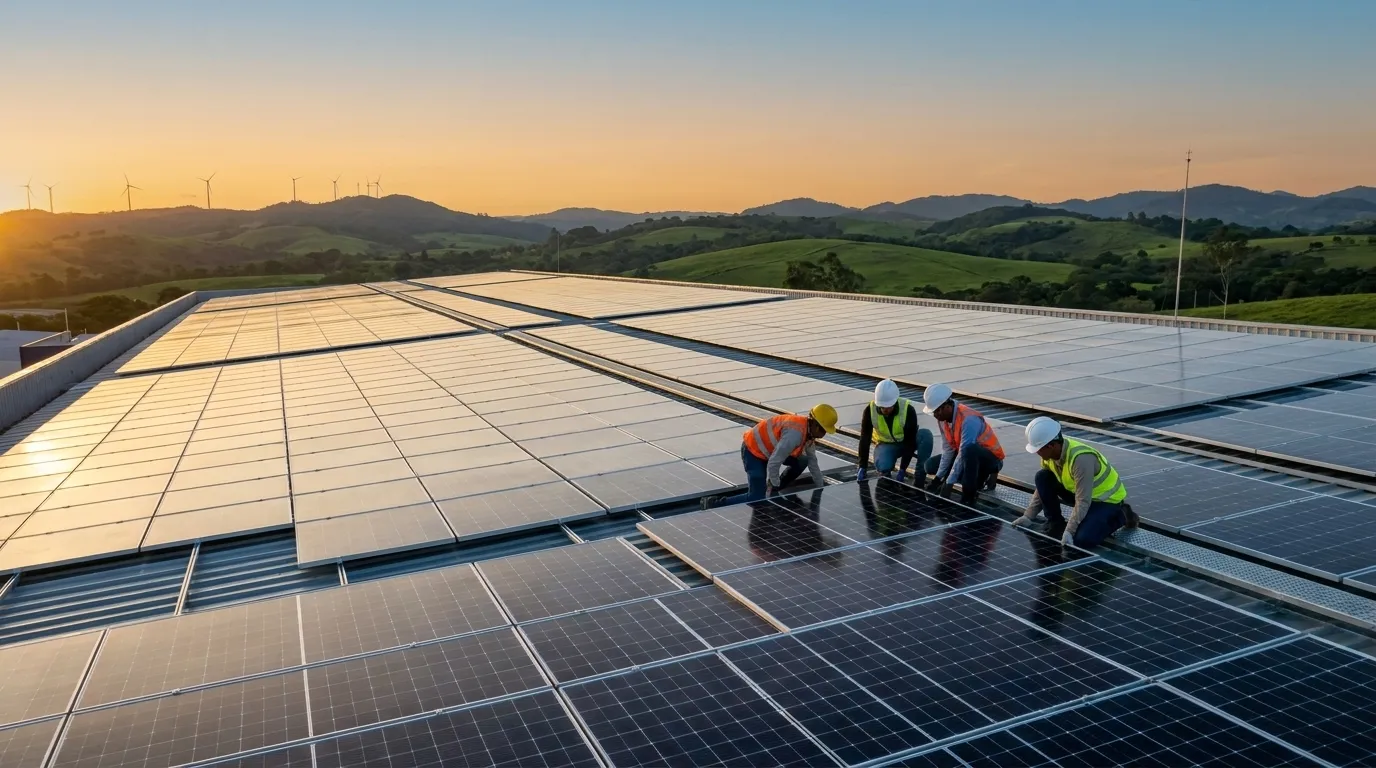 Financiamiento de energía solar para empresas en Colombia