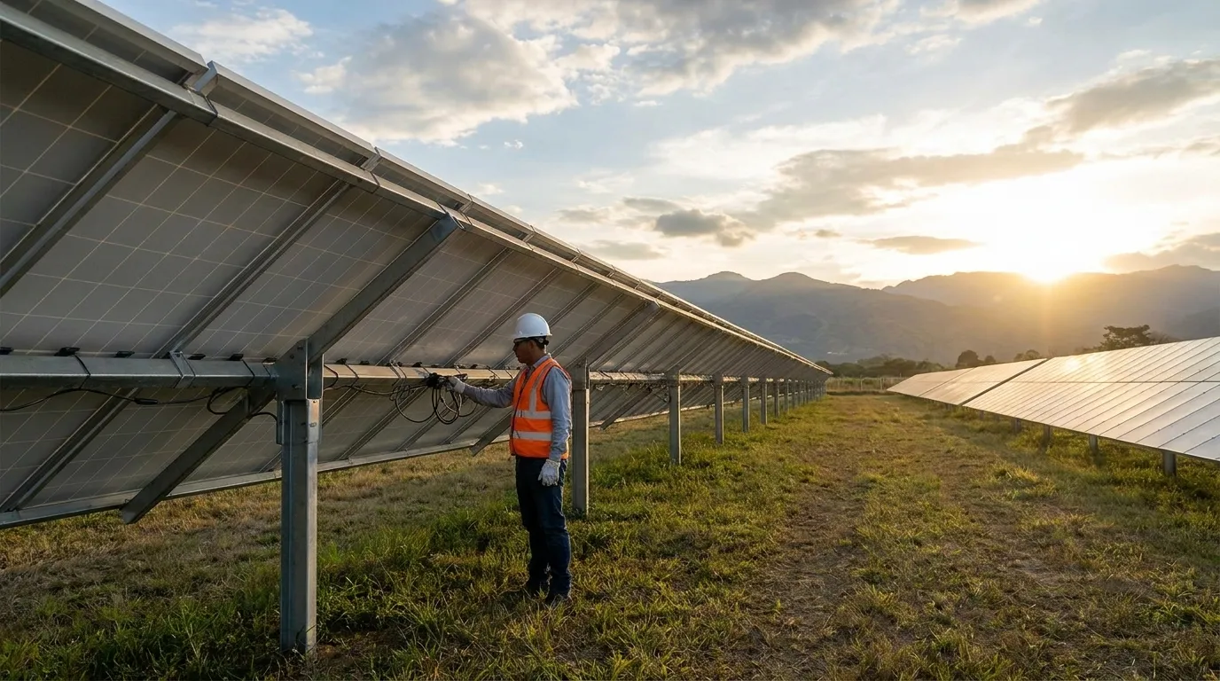 Rendimiento real de los paneles solares en Colombia